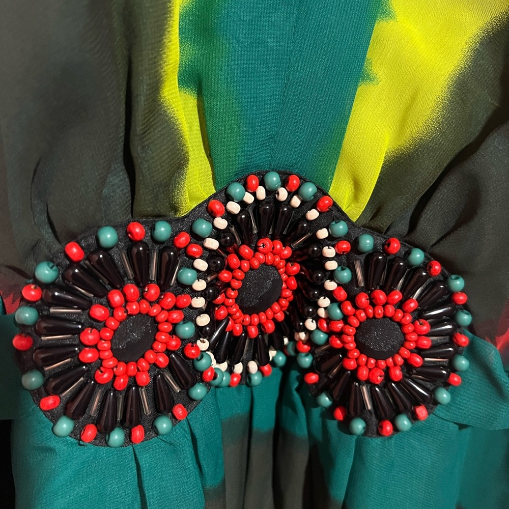 ECI Green and Yellow Garment